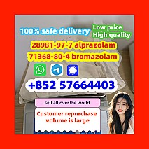 71368-80-4 bromazolam 28981-97-7 alprazolam  China Supplier