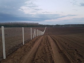 Vadháló drótháló kerítés építés betonoszlop drótkerítés kerítésdrót drótfonat