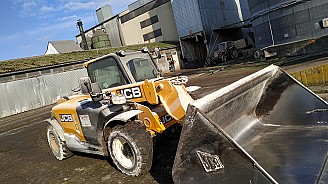 JCB 525-60 Agri Plus kompakt teleszkópos rakodó.