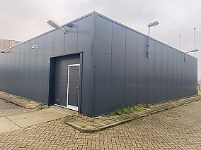Bontott 420 m2-es csarnok 300 m2-es előtetővel eladó