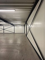 Bontott 420 m2-es csarnok 300 m2-es előtetővel eladó
