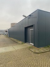 Bontott 420 m2-es csarnok 300 m2-es előtetővel eladó
