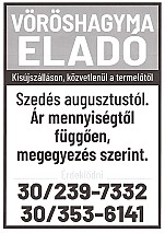 Vöröshgyma eladó