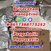 pregabalin Brivaracetam Tianeptine raw crystal powder 148553-50-8 Factory