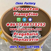 pregabalin Brivaracetam Tianeptine raw crystal powder 148553-50-8 Factory