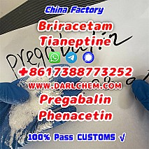 pregabalin Brivaracetam Tianeptine raw crystal powder 148553-50-8 Factory