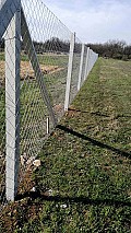 KERÍTÉS ÉPÍTÉS VERHETETLEN ÁRON! Drótfonat, drótháló, oszlop, kapu, kerítéspanel, drótkerítés