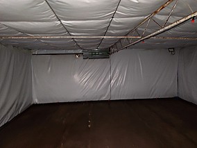 300 m2-es szigetelt fóliasátor Zákányszéken
