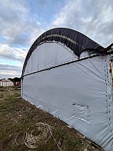 300 m2-es szigetelt fóliasátor Zákányszéken
