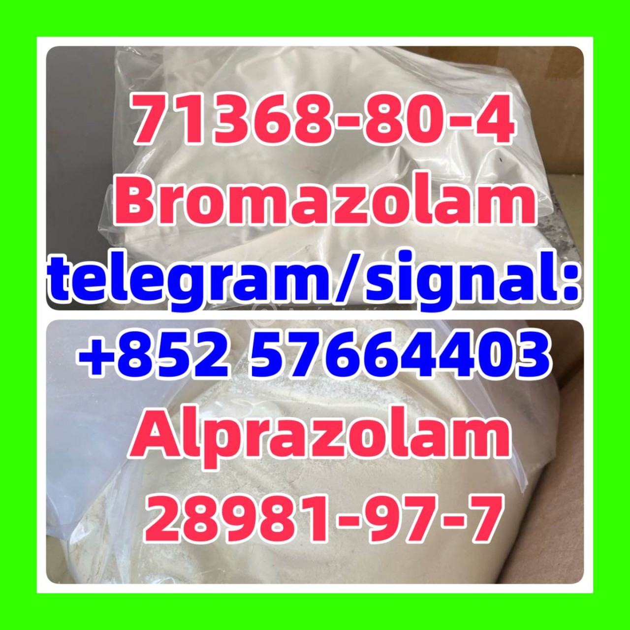 Alprazolam (CAS 28981-97-7) Bromazolam Cas 71368-80-4 at Best Price -