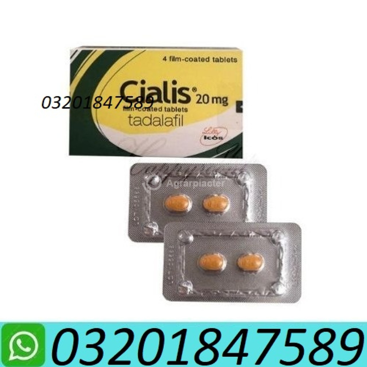 Cialis Tablets in Sahiwal ($1200 + 03201847589