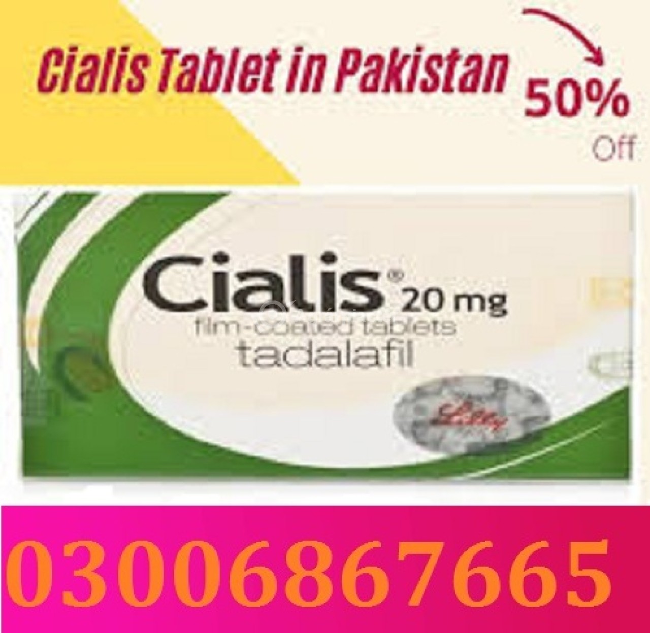 Cialis tablets in Kasur == 03006867665
