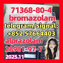 Bromazolam 71368-80-4 good price  AlprazamCAS:28981-97-7,Etizol CAS:40054-69-1