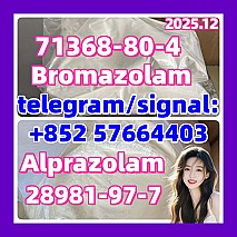 Bromazolam (CAS Number: 71368-80-4)  Alprazolam CAS 28981–97–7 powder top quality