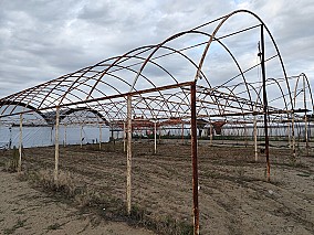 300 m² fóliaváz Zákányszéken