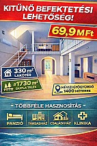 Alsópáhokon 9 szobás vendégház eladó