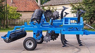 Grubber (4 m), hidraulikus, ékgyűrűs hengerrel