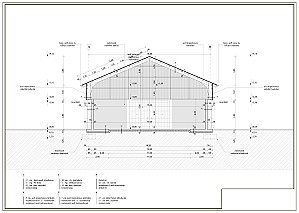 36 x 15 m új csarnok/tároló acélszerkezet