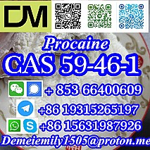 CAS 59-46-1 Procaine China factory supply lower price high purity high quality