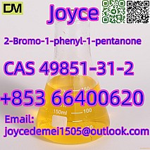 Yellow Oil  2-Bromo-1-phenyl-1-pentanone CAS 49851-31-2 with free delivery cost