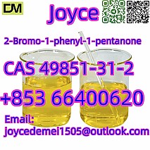 Yellow Oil  2-Bromo-1-phenyl-1-pentanone CAS 49851-31-2 with free delivery cost