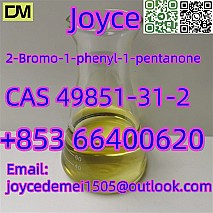 Yellow Oil 2-Bromo-1-phenyl-1-pentanone CAS 49851-31-2 with wholesale price